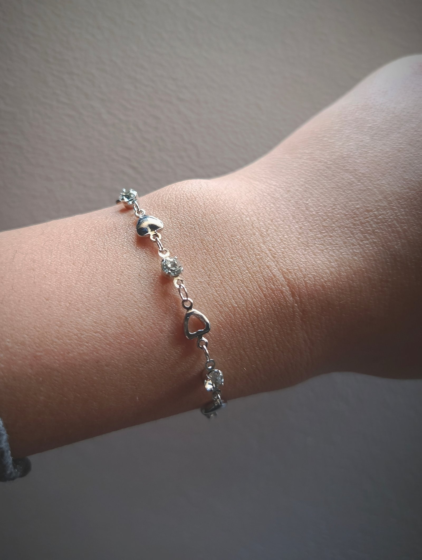 Pulsera ajustable strass love